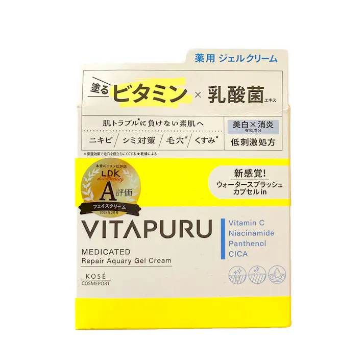コーセーコスメポート ビタプル リペアアクアリージェルクリーム 90g