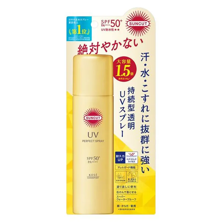 コーセーコスメポート サンカット パーフェクトUVスプレー SPF50+ PA++++ 90g 顔 髪