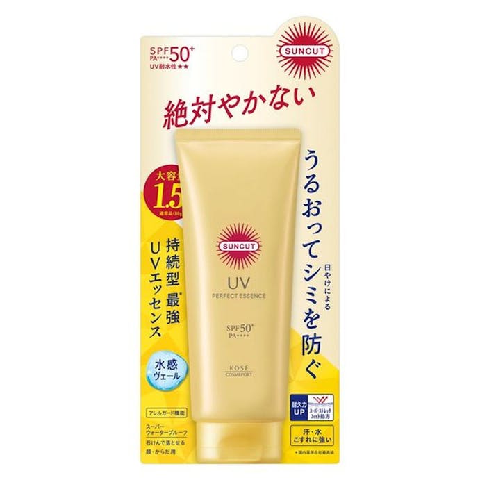 【ポイント10倍】コーセーコスメポート サンカット パーフェクトUVエッセンス SPF50+ PA++++ 120g