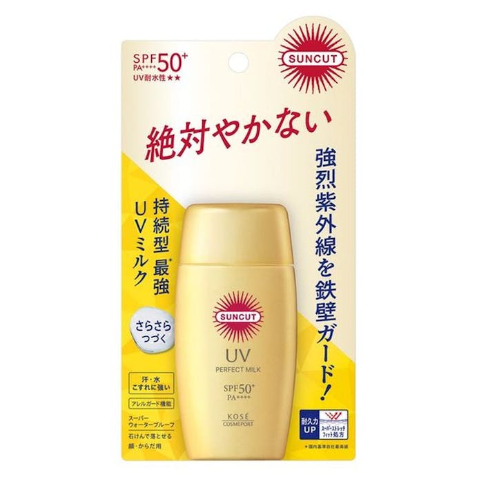 【ポイント10倍】コーセーコスメポート サンカット パーフェクトUVミルク SPF50+ PA++++ 50ml