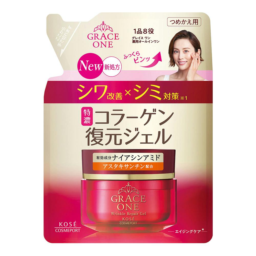 コーセーコスメポート グレイスワン 薬用リンクル リペアジェル 詰替 化粧水・乳液 コーセーコスメポート グレイスワン 薬用リンクル リペアジェル 詰替 化粧水・乳液