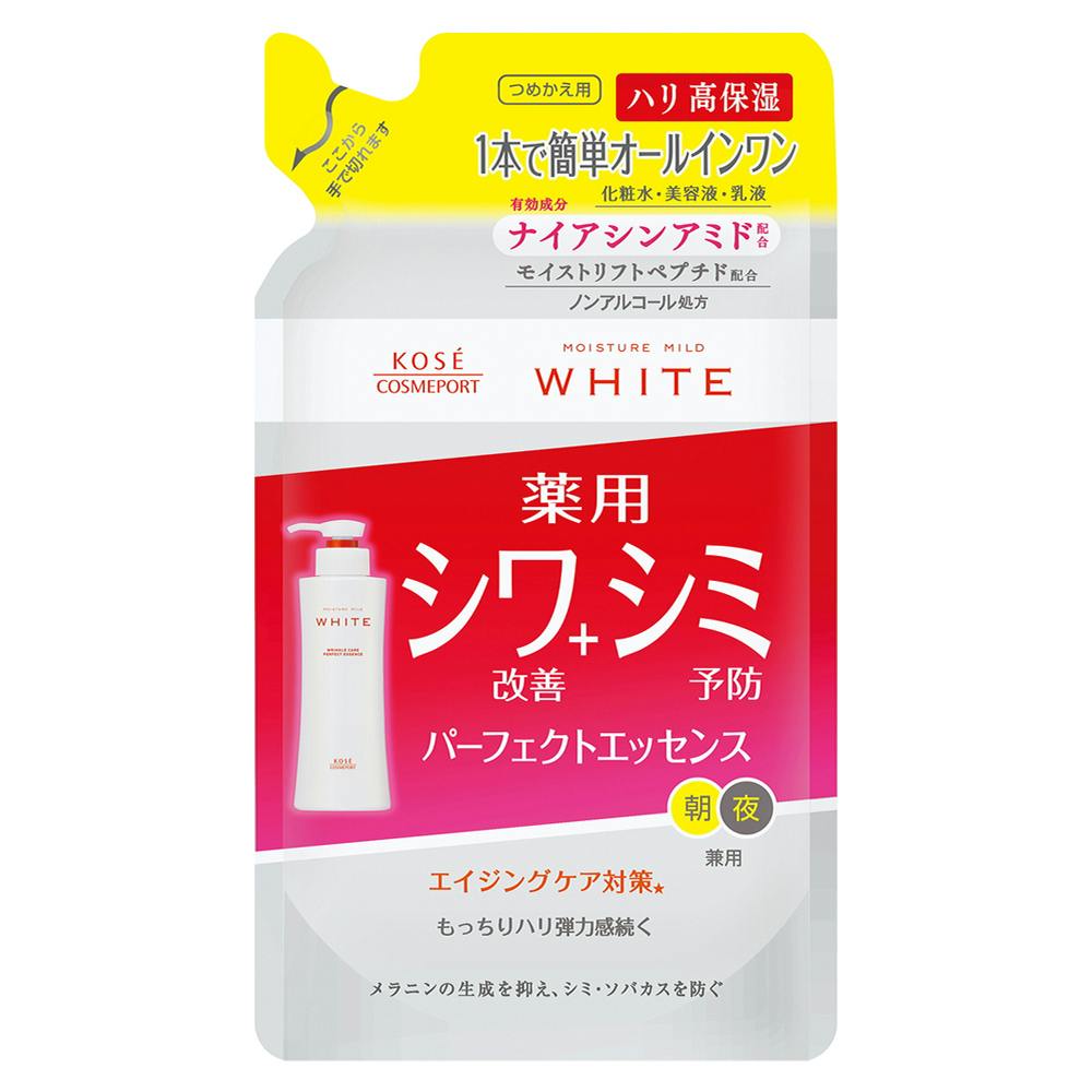 モイスチュアマイルド ホワイト リンクルケア パーフェクトエッセンス 詰替 200ml 化粧水・乳液 モイスチュアマイルド ホワイト リンクルケア パーフェクトエッセンス 詰替 200ml 化粧水・乳液