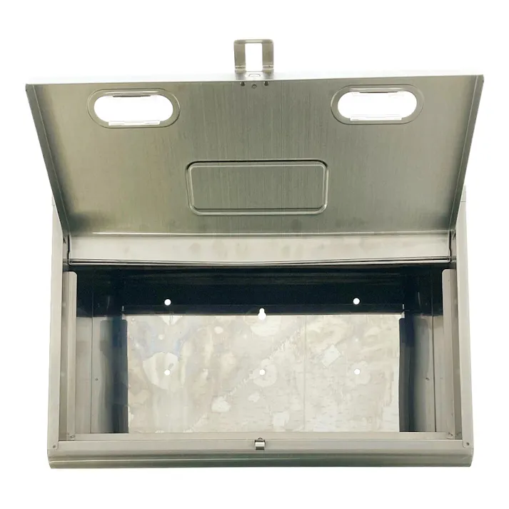 家庭用郵便ポスト シルバー PS-50H 幅36.1cm 高さ26cm 奥行15.1cm