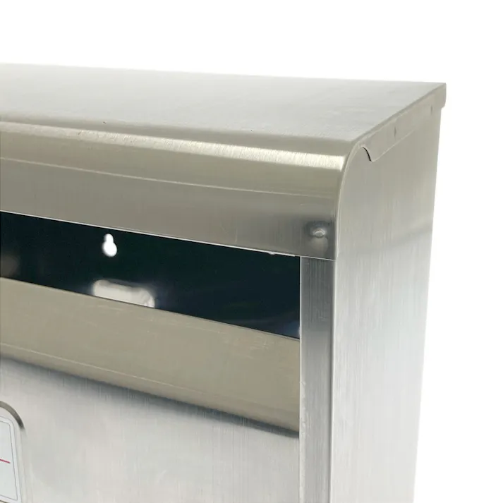 家庭用郵便ポスト シルバー PS-50H 幅36.1cm 高さ26cm 奥行15.1cm