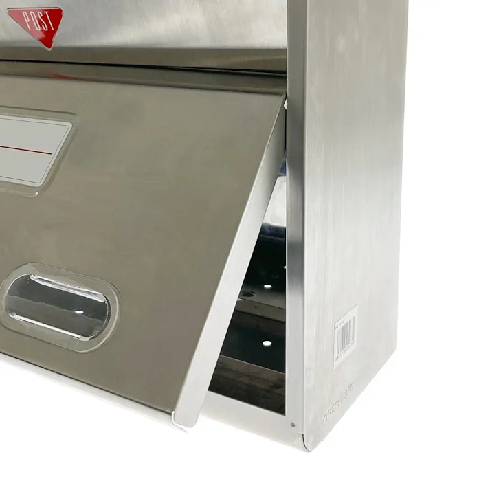 家庭用郵便ポスト シルバー PS-50H 幅36.1cm 高さ26cm 奥行15.1cm