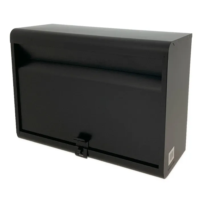家庭用郵便ポスト マットブラック FH-50(MBK) 幅36.1cm 高さ26cm 奥行15.1cm