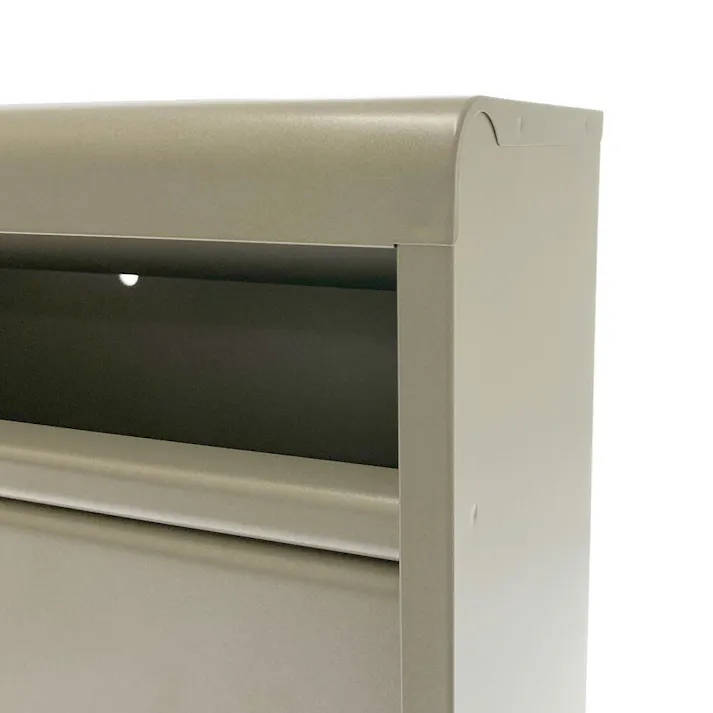 家庭用郵便ポスト チタングレー FH-614D(TGY) 幅37cm 高さ35cm 奥行14cm