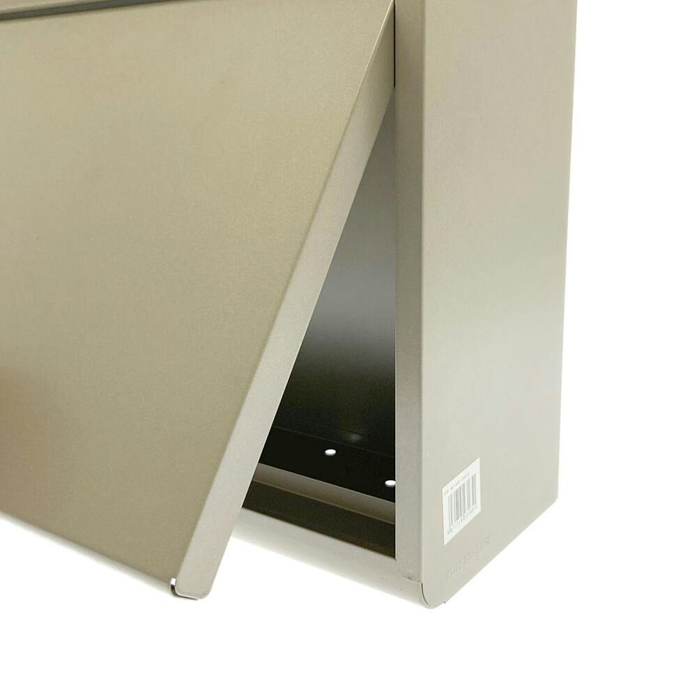 家庭用郵便ポスト チタングレー FH-614D(TGY) 幅37cm 高さ35cm 奥行