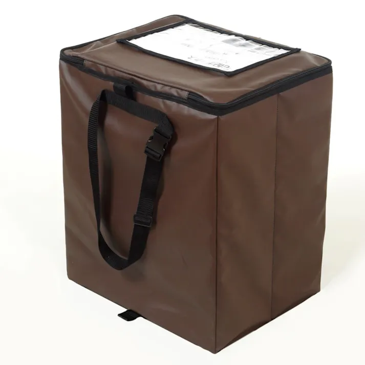 折りたたみソフト宅配ボックス レシーボ ブラウン TRO-3452(BR) 幅44cm 高さ52cm 奥行34cm