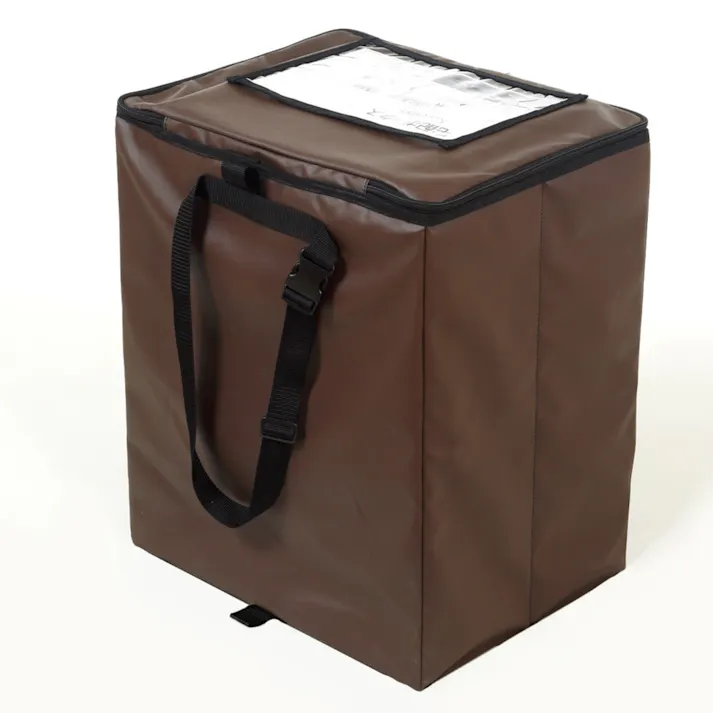 折りたたみソフト宅配ボックス レシーボ ブラウン TRO-3452(BR) 幅44cm 高さ52cm 奥行34cm