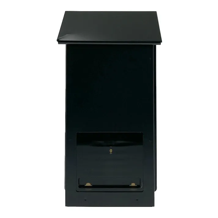 家庭用郵便ポスト マットブラック FH-10(MBK) 幅18cm 高さ34.5cm 奥行9.5cm