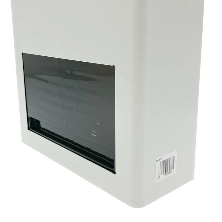 家庭用郵便ポスト 縦型スチールポスト ホワイト FH-20(W) 幅25.5cm 高さ33.5cm 奥行12cm