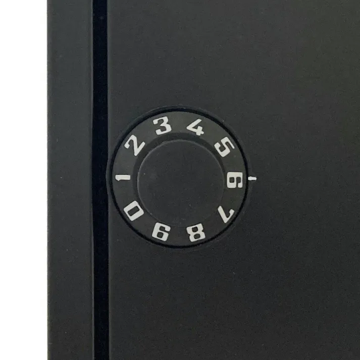 片手で開閉ポスト ダイヤル錠付 マットブラック FH-614DK(MBK) 郵便ポスト 幅37cm 高さ35cm 奥行15.5cm