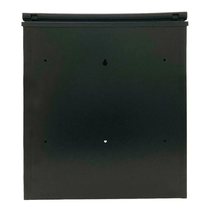 縦型木目調メール便ポスト 木目/マットブラック FHM-220(MBK) 郵便ポスト 幅32cm 高さ36cm 奥行12.5cm