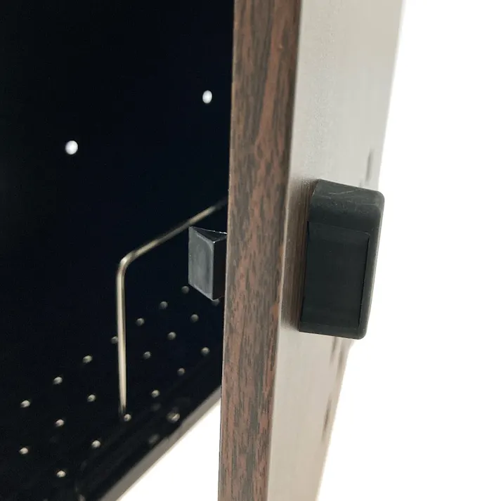 縦型木目調メール便ポスト 木目/マットブラック FHM-220(MBK) 郵便ポスト 幅32cm 高さ36cm 奥行12.5cm