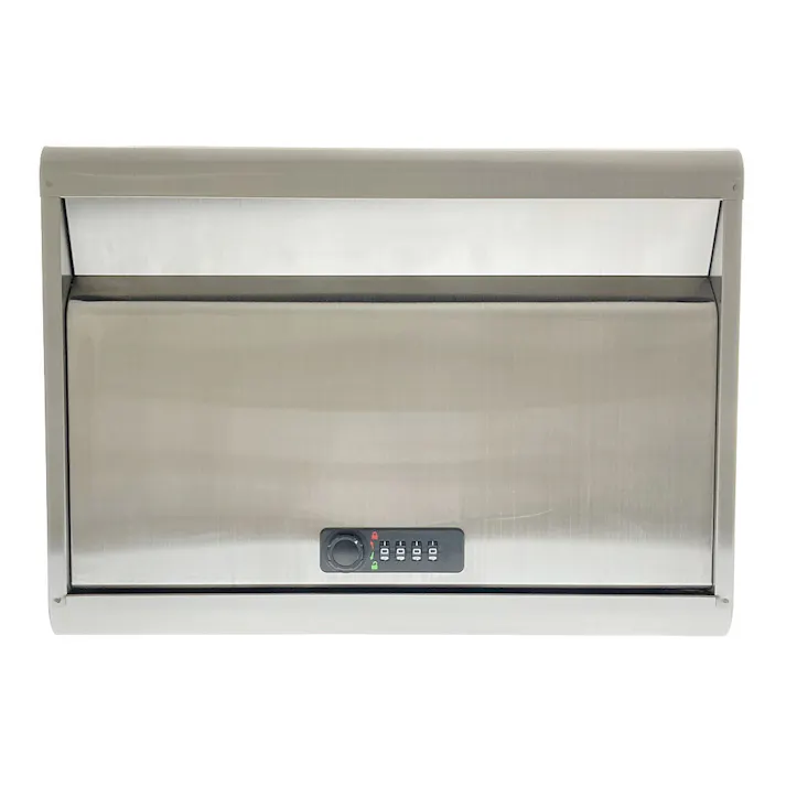 家庭用郵便ポスト シルバー PS-50FD 幅36.1cm 高さ26cm 奥行15.1cm