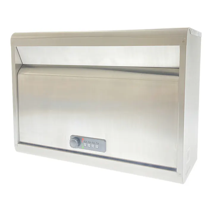 家庭用郵便ポスト シルバー PS-50FD 幅36.1cm 高さ26cm 奥行15.1cm