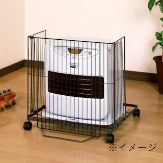 石油・ガス兼用キャスター付ファンヒーターガード