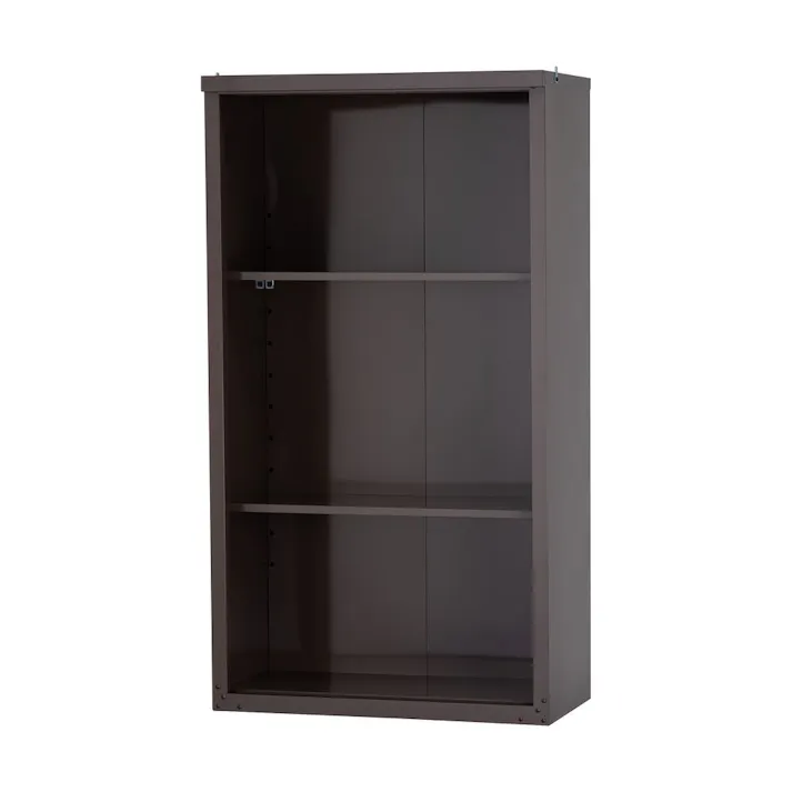 家庭用収納庫 幅89cm 奥行47cm 高さ162cm ブラウン HS-162(AMBR)