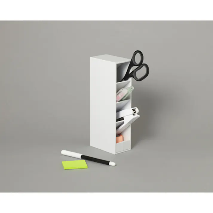 【CAINZ-DASH】カール事務器 ペンスタンド ツールスタンド(S) ホワイト TS-001-W【別送品】