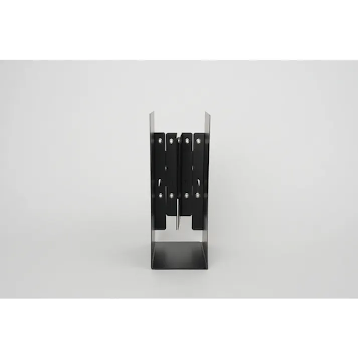 【CAINZ-DASH】カール事務器 ブックエンド(伸縮型) ブラック ALB-77-K【別送品】