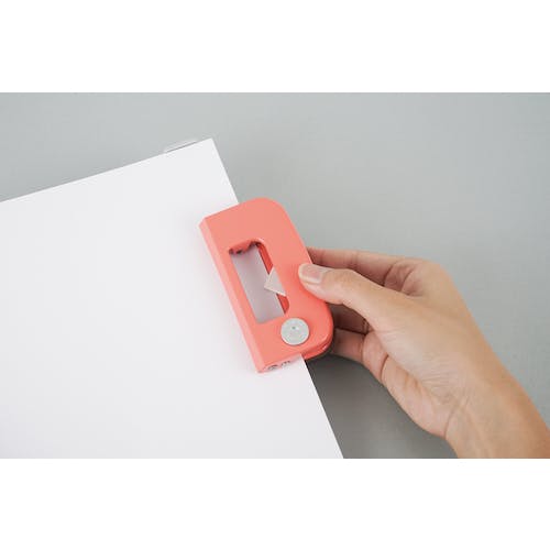 CAINZ-DASH】カール事務器 2穴パンチ デコレ・パンチ ピンク DPN-35-P