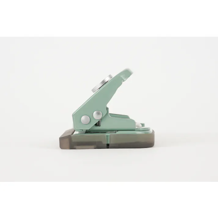【CAINZ-DASH】カール事務器 2穴パンチ デコレ・パンチ ライトグリーン DPN-35-U【別送品】