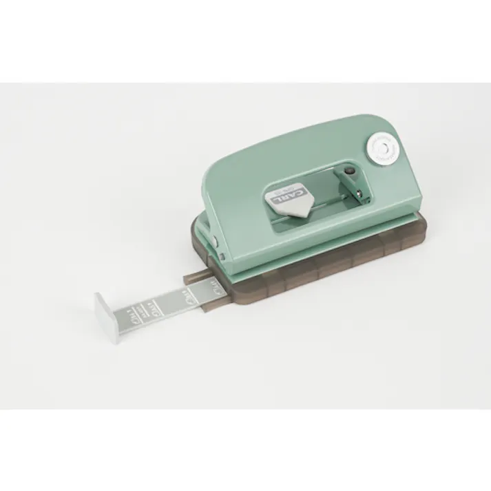【CAINZ-DASH】カール事務器 2穴パンチ デコレ・パンチ ライトグリーン DPN-35-U【別送品】