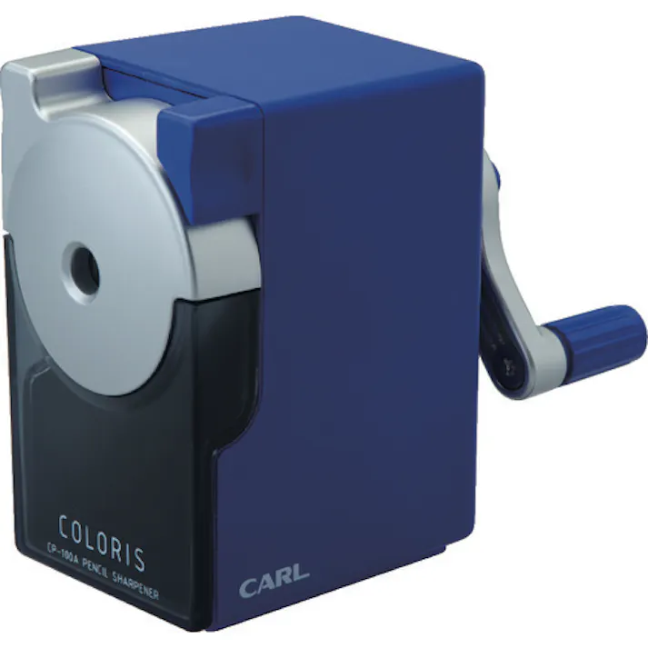 【CAINZ-DASH】カール事務器 鉛筆削り カラリス CP-100A-B ブルー CP-100A-B【別送品】