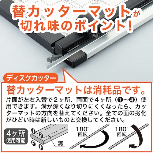 CAINZ-DASH】カール事務器 裁断機 ディスクカッター ＤＣ－２Ａ３Ｎ Ａ３サイズ 裁断枚数１０枚【別送品】｜ホームセンター通販【カインズ】