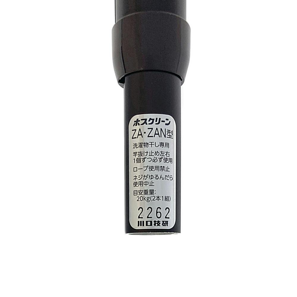 ホスクリーン 屋外用物干 ZA型 ダークブロンズ ZA-0745-DB 2本組