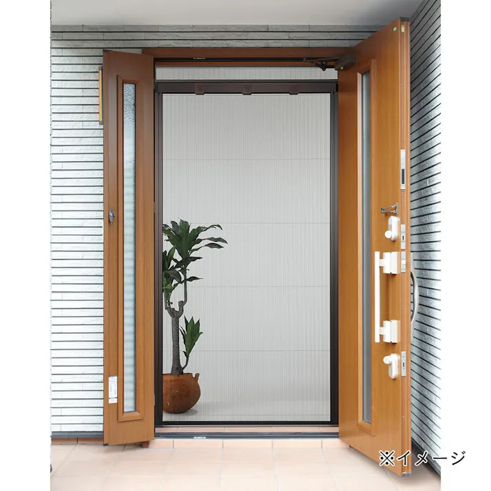 【送料無料】アルキング網戸ワイドサイズ AKW-17 (取付高さ177~240cm、幅87~122cm)【別送品】