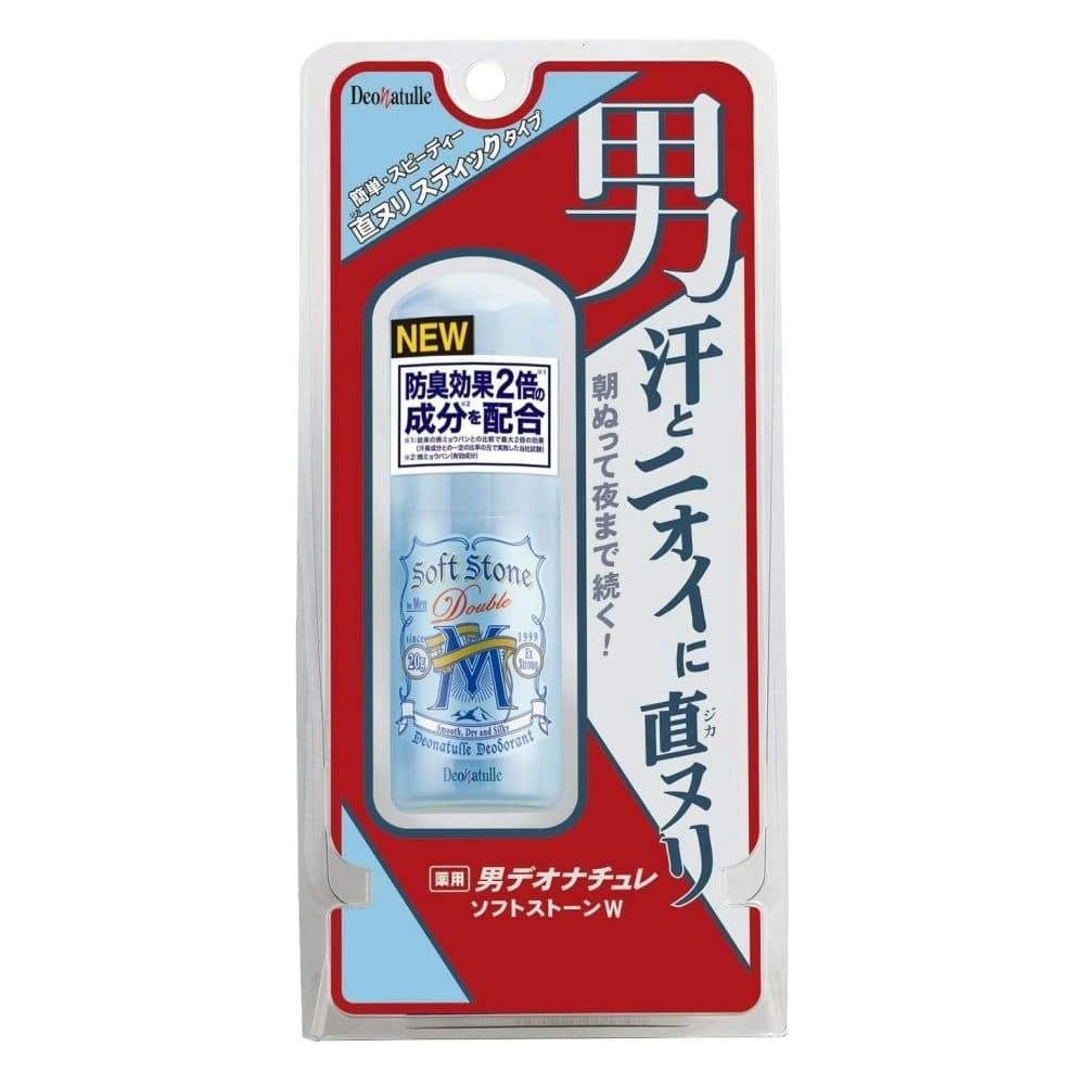 シービック デオナチュレ 男ソフトストーンW 20g 制汗・脱毛剤・UV シービック デオナチュレ 男ソフトストーンW 20g 制汗・脱毛剤・UV