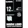 【CAINZ-DASH】カシオ計算機 【純正】 ネームランド用黒テープに白文字12mm XR12ABK【別送品】