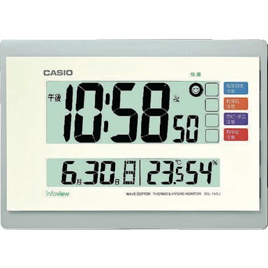 【CAINZ-DASH】カシオ計算機 電波置時計 IDL-140J-7JF【別送品】