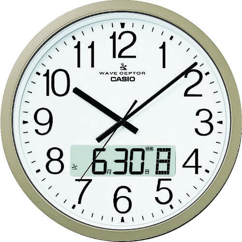 CAINZ-DASH】カシオ計算機 電波掛け時計 直径３８０ｍｍ IC-4100J-9JF