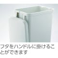 【CAINZ-DASH】リス 厨房用キャスターペール４５Ｌ　排水栓付　グレー GGYK001【別送品】