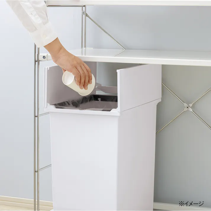 棚下で使えるダストボックス 20L グレー