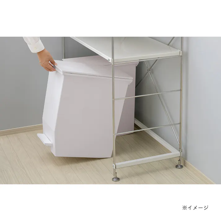 棚下ペダルダスト35L ダークグレー