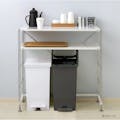 棚下で使えるダストボックス 45L グレー