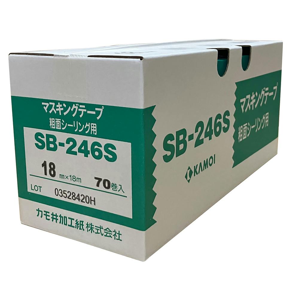 カモ井加工紙 カモ井 マスキングテープ 躯体用 3303-HG 幅18mm×長さ18m