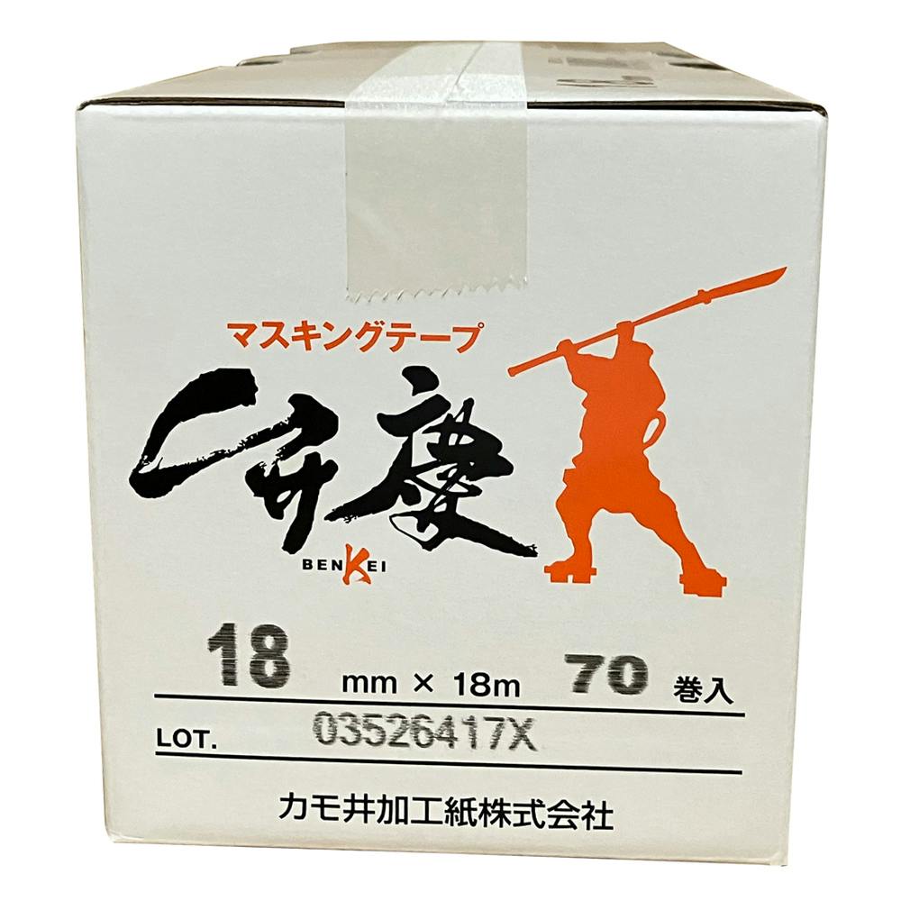 Taka　BENKEI マスキングテープ 70巻入　4箱 楽天市場】マスキングテープ弁慶18mm×18m 70巻入(カモイ) : SC1