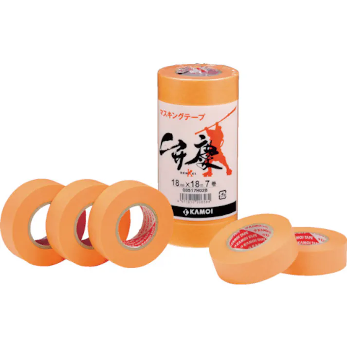 【CAINZ-DASH】カモ井加工紙 マスキングテープ (6巻入) BENKEI-21【別送品】