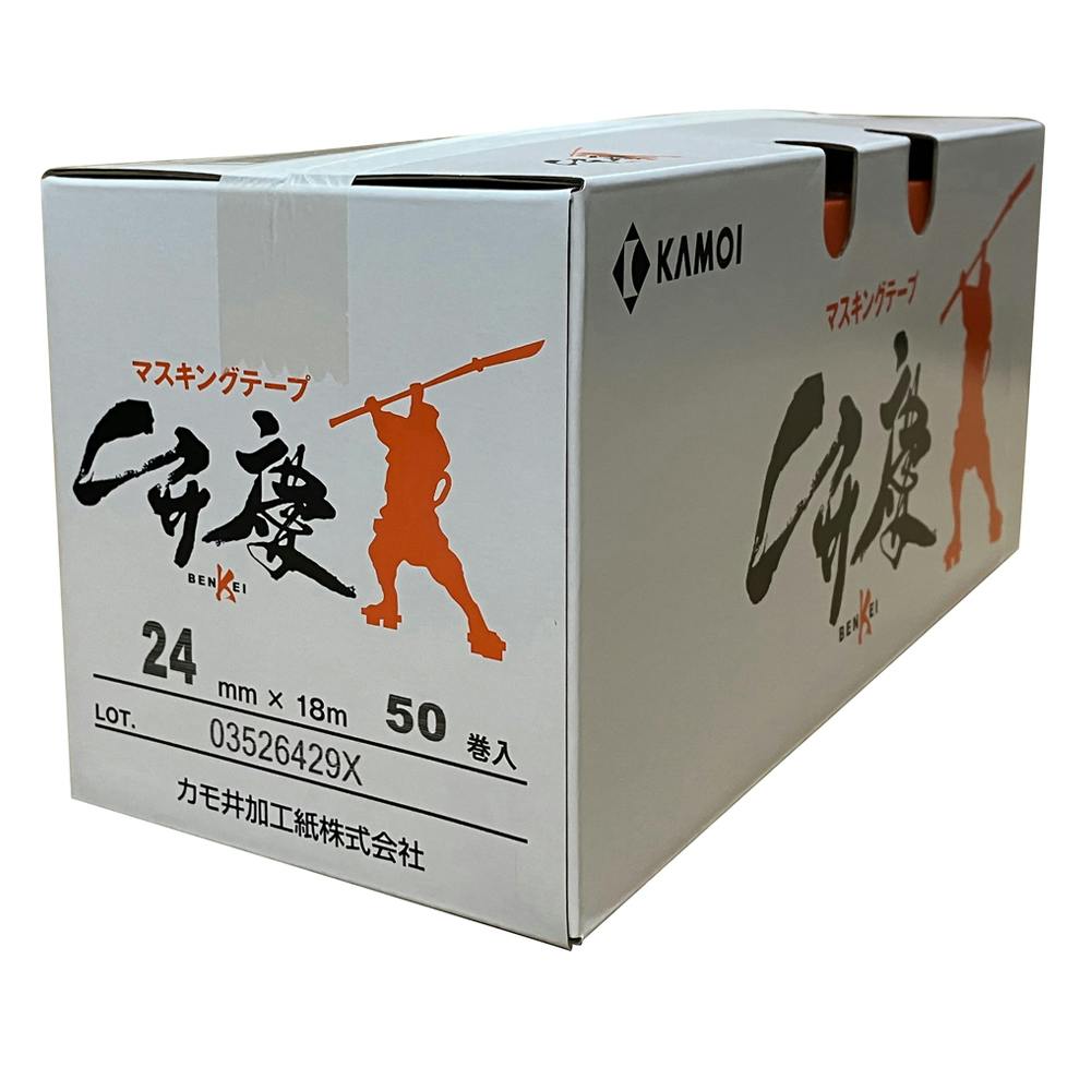 カモイ 弁慶 マスキングテープ 24mm×18m 小箱 | ペンキ（塗料）・塗装