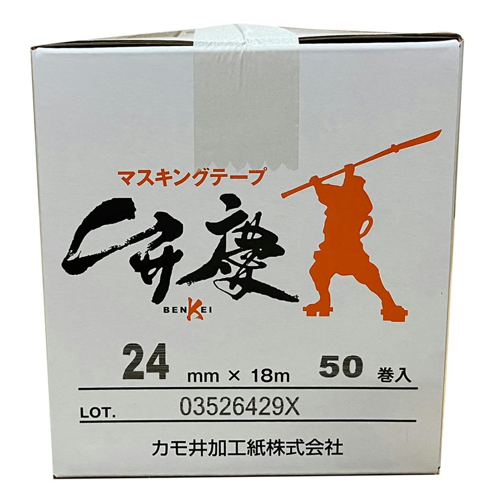 カモイ 弁慶 マスキングテープ 24mm×18m 小箱 | ペンキ（塗料）・塗装