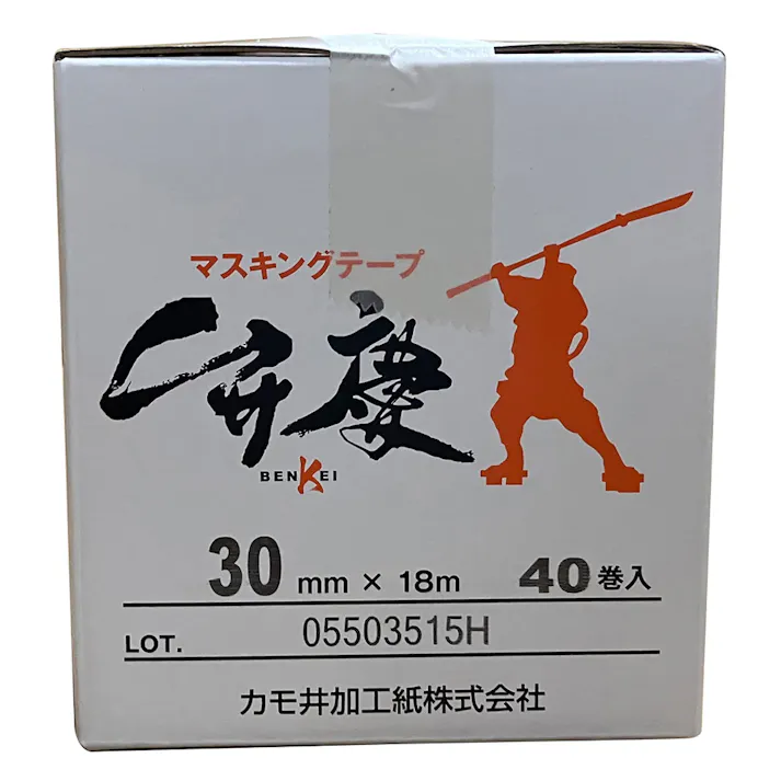 カモイ 弁慶 マスキングテープ 30mm×18m 小箱