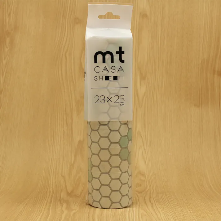 カモ井加工紙 mt CASA SHEET 壁用 タイル六角形 230mm 角3枚入