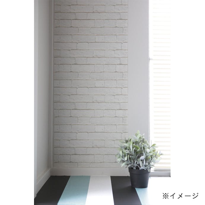 mt CASA SHEET 壁用 白レンガ 230mm 角3枚入