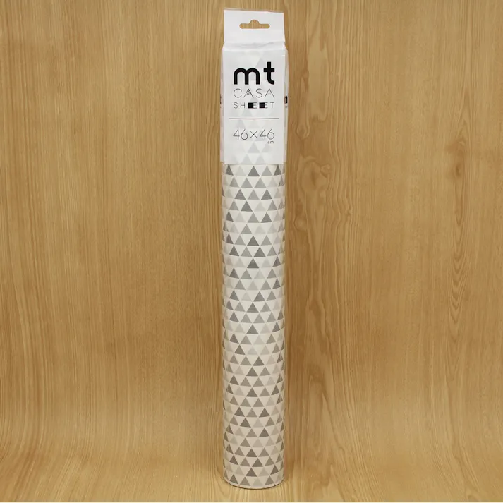 カモ井加工紙 mt CASA SHEET 壁用 三角パターン 460mm 角3枚入