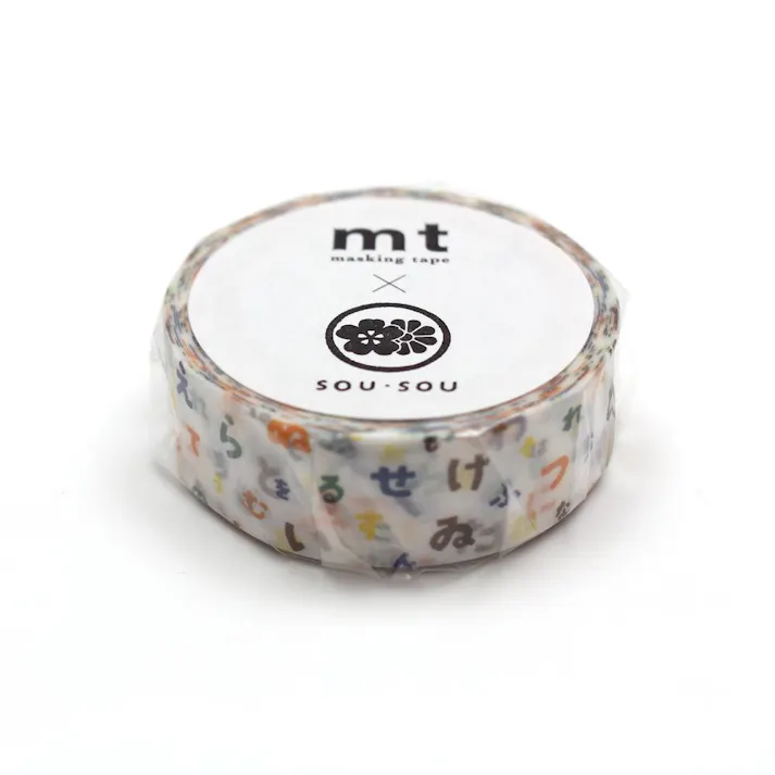 マスキングテープ mt SOU・SOU 色は匂へど MTSOU06